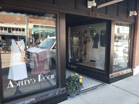 Ashley's Room, a boutique which has just opened.