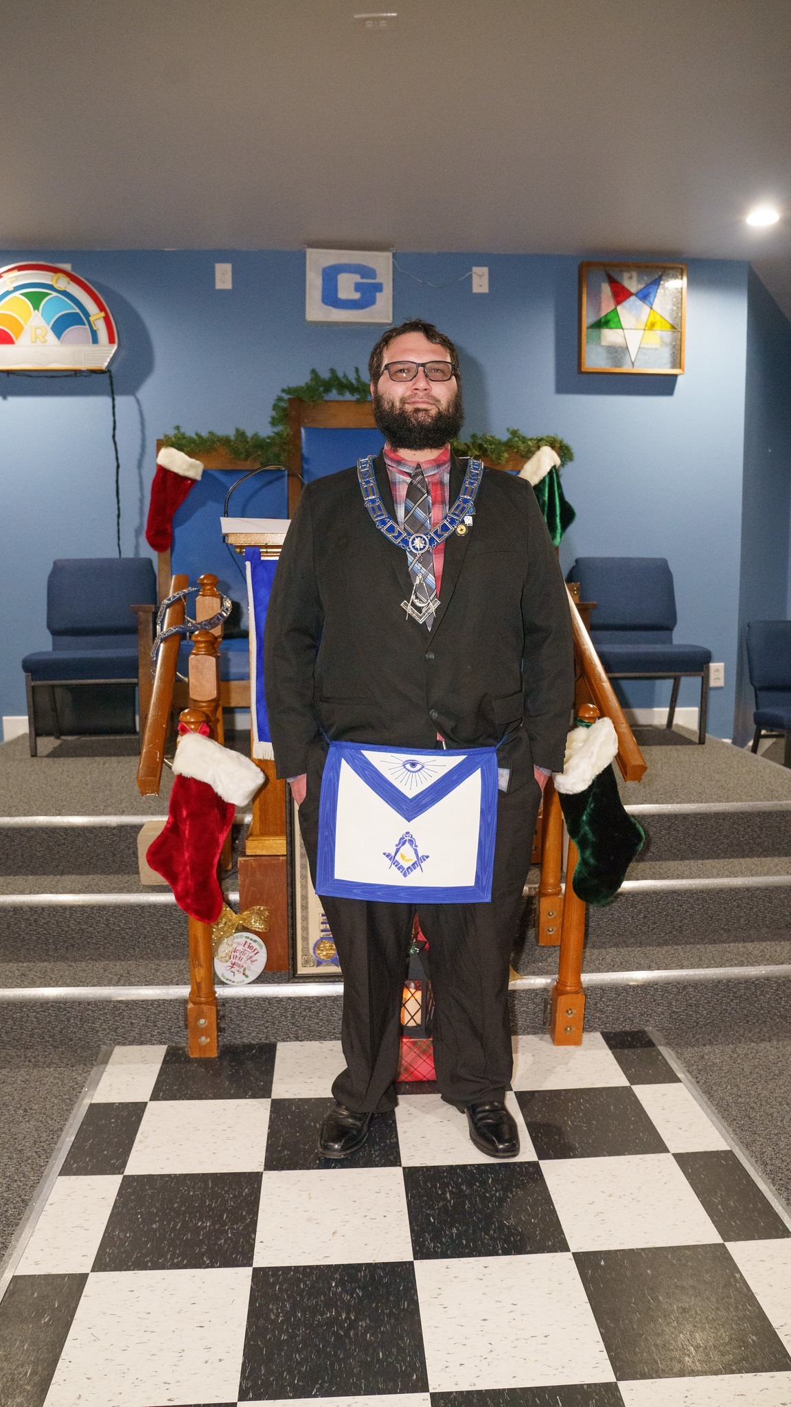 2025 Junior Deacon of Phoenix Lodge, Brother Nicholas Shepard