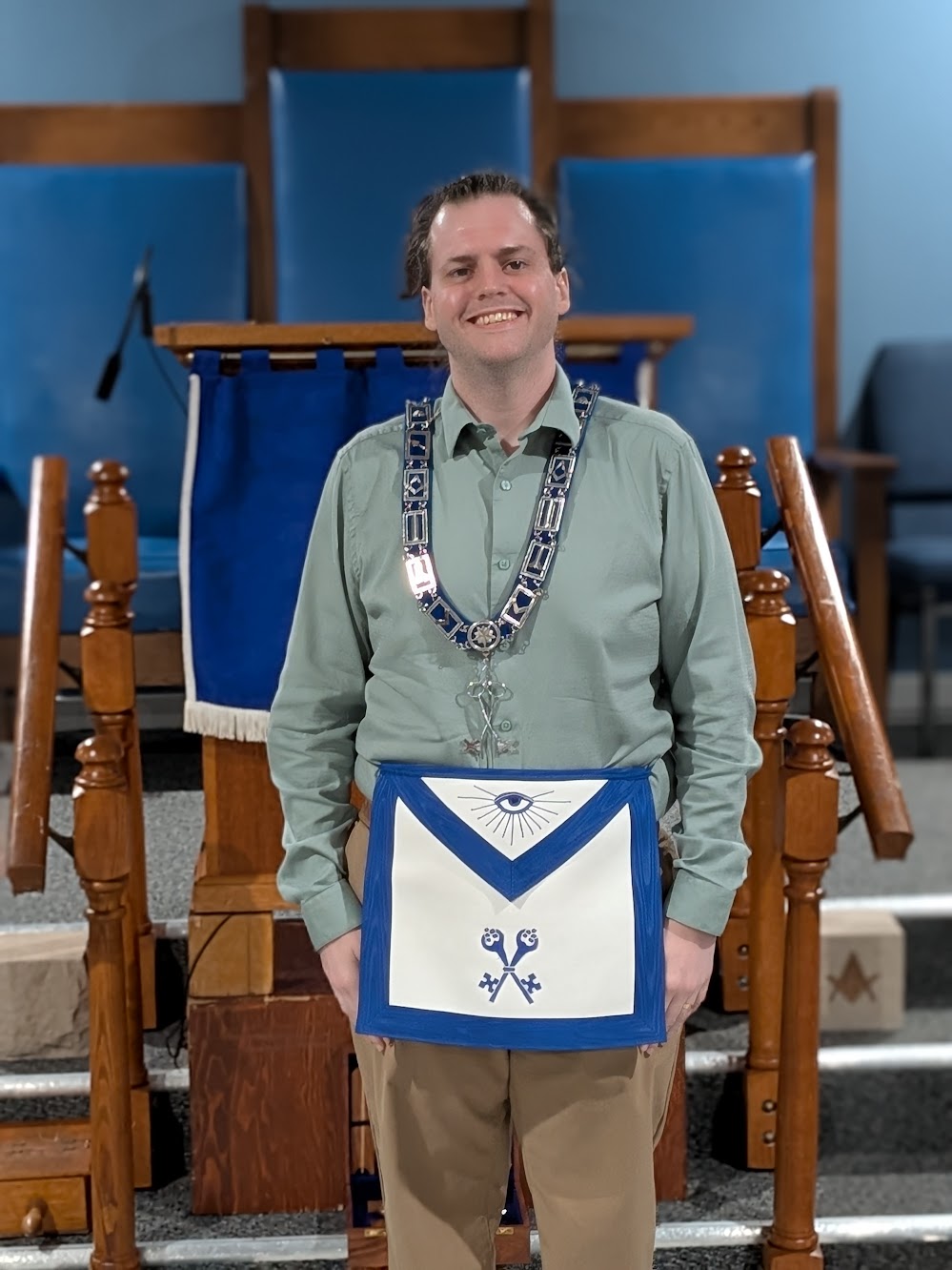 2025 Treasurer of Phoenix Lodge, Brother Yeshua Hall
