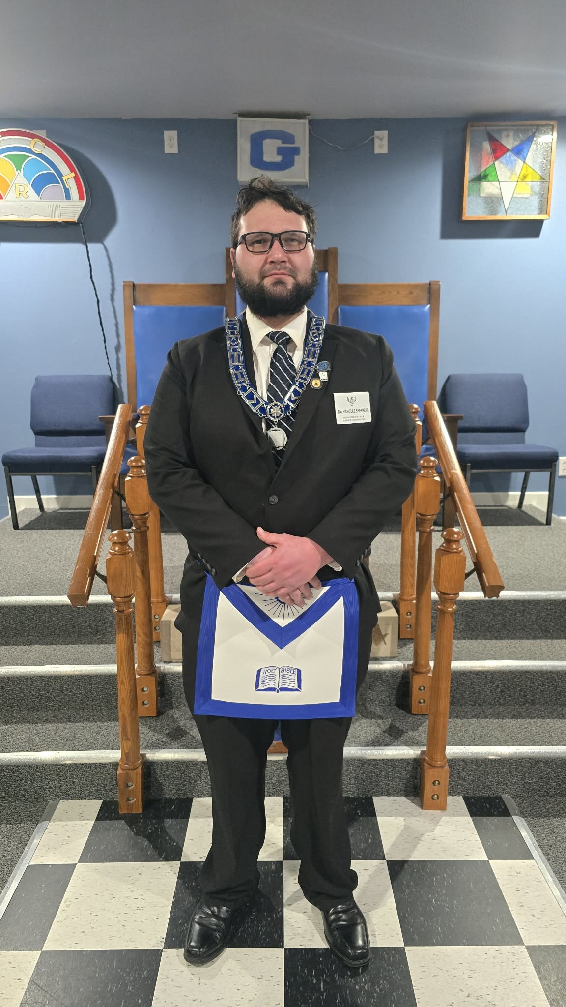 2026 Chaplain of Phoenix Lodge, Brother Nicholas Shepherd