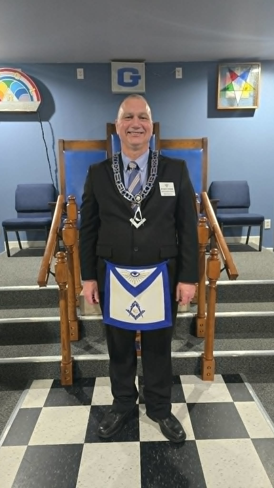 2026 Junior Deacon of Phoenix Lodge, Worshipful Brother Vincent Stoneking